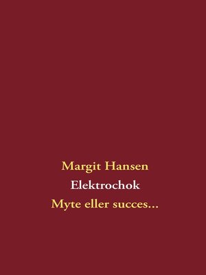 cover image of Elektrochok